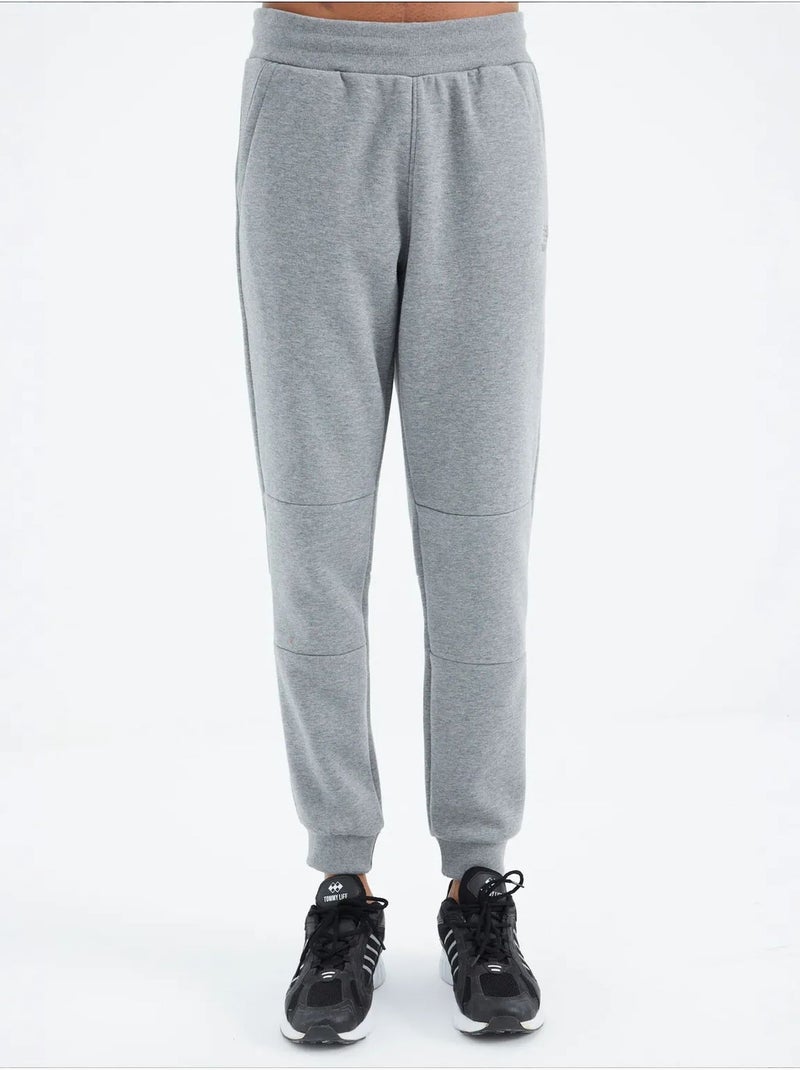 Pantalón de chándal de forro polar relaxed fit para hombre tommy Gris - Kiabi