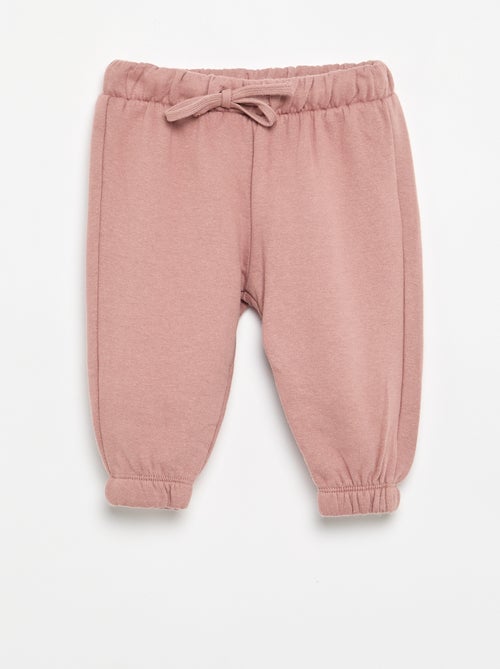 Pantalón de chándal de forro polar - Kiabi