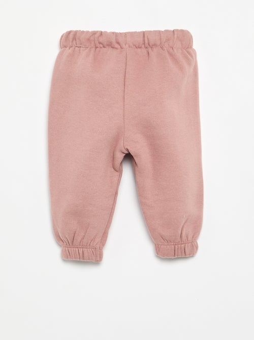 Pantalón de chándal de forro polar - Kiabi