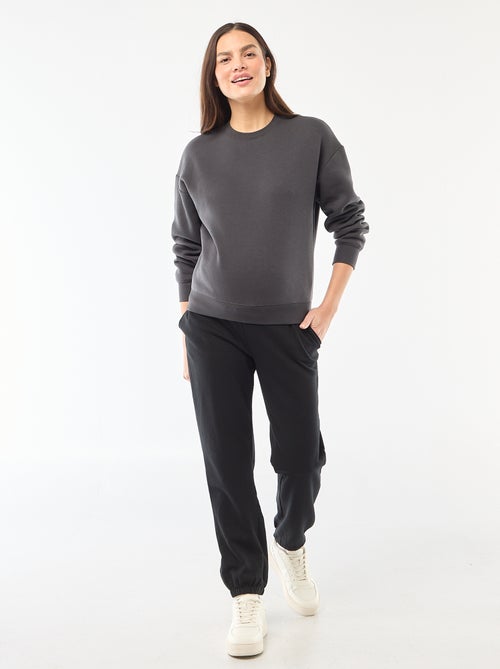 Pantalón de chándal de maternidad en felpa - Kiabi