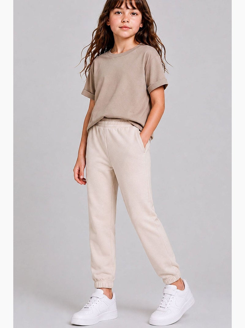 Pantalón de chándal de mezcla de algodón tommy Arena - Kiabi