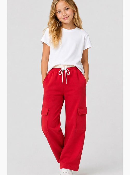 Pantalón de chándal de mezcla de algodón tommy - Kiabi