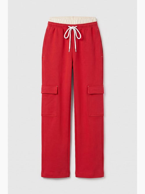 Pantalón de chándal de mezcla de algodón tommy - Kiabi