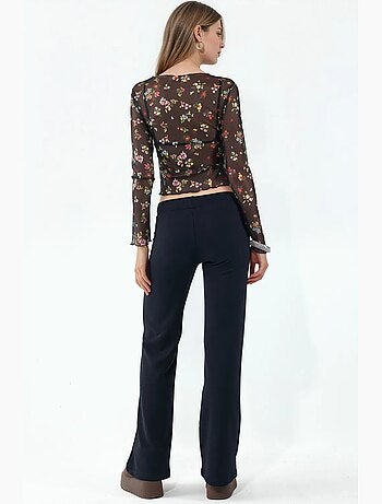 Pantalón de chándal de mujer de pernera recta busem