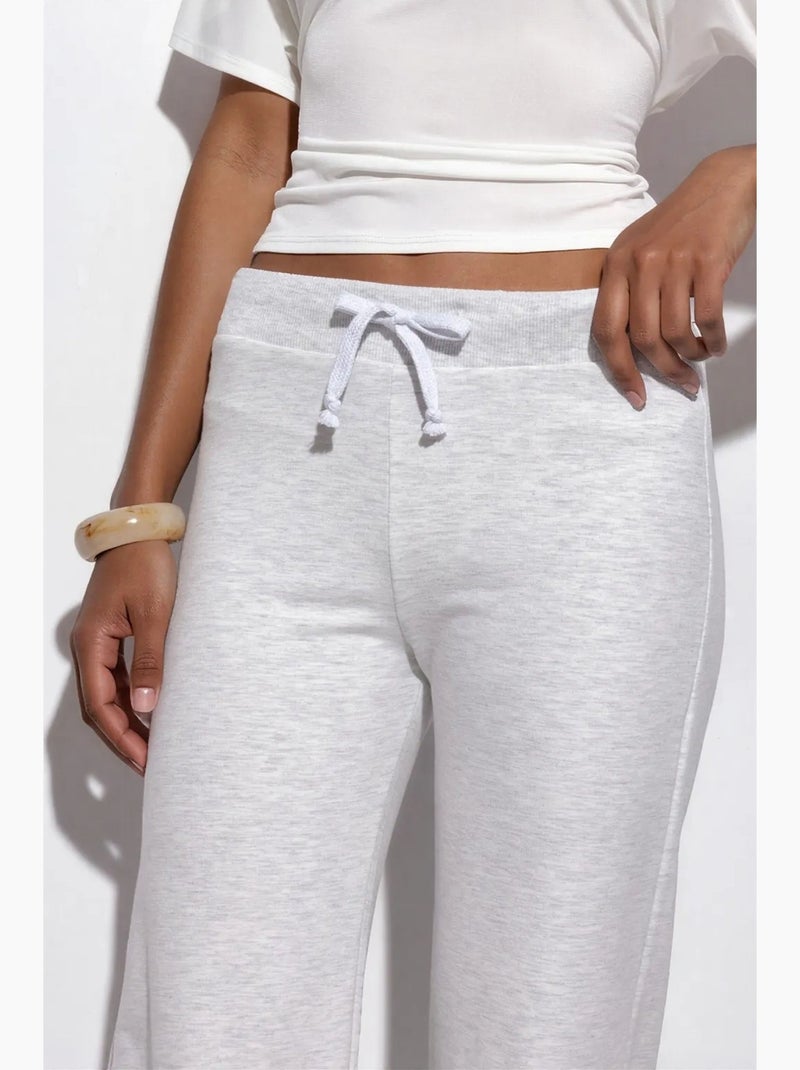 Pantalón de chándal de mujer de pernera recta busem Gris claro - Kiabi