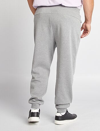 Pantalón de chándal de punto de piqué con bolsillos con cremallera
