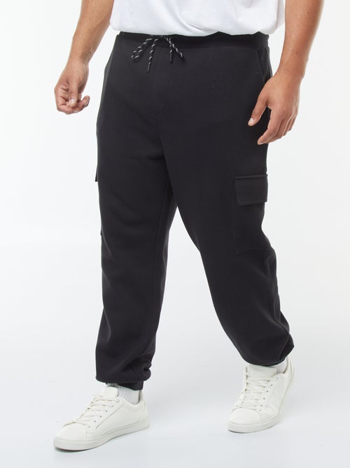 Pantalón de chándal de punto de piqué con bolsillos con solapa - Kiabi