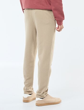 Pantalón de chándal de punto de piqué liso