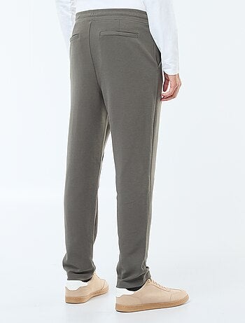 Pantalón de chándal de punto de piqué liso