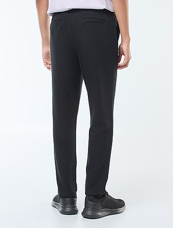 Pantalón de chándal de punto de piqué liso