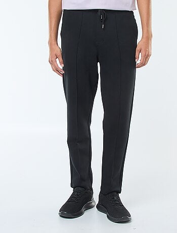 Pantalón de chándal de punto de piqué liso