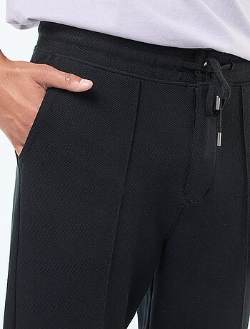 Pantalón de chándal de punto de piqué liso
