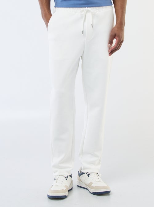 Pantalón de chándal de punto piqué - Kiabi