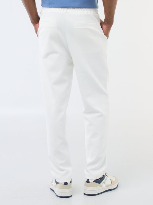 Pantalón de chándal de punto piqué - Kiabi