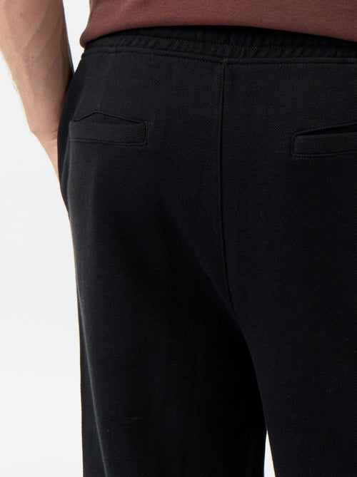 Pantalón de chándal de punto piqué - Kiabi Pantalón de chándal de punto piqué - Kiabi