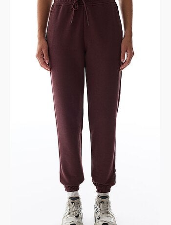 Pantalón de chándal de tiro alto con bajos elásticos penti
