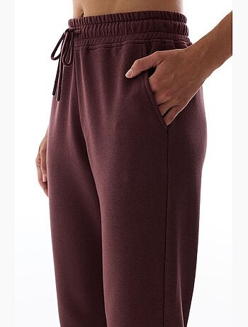Pantalón de chándal de tiro alto con bajos elásticos penti