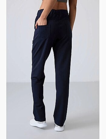 Pantalón de chándal de tiro alto y pernera recta tommy