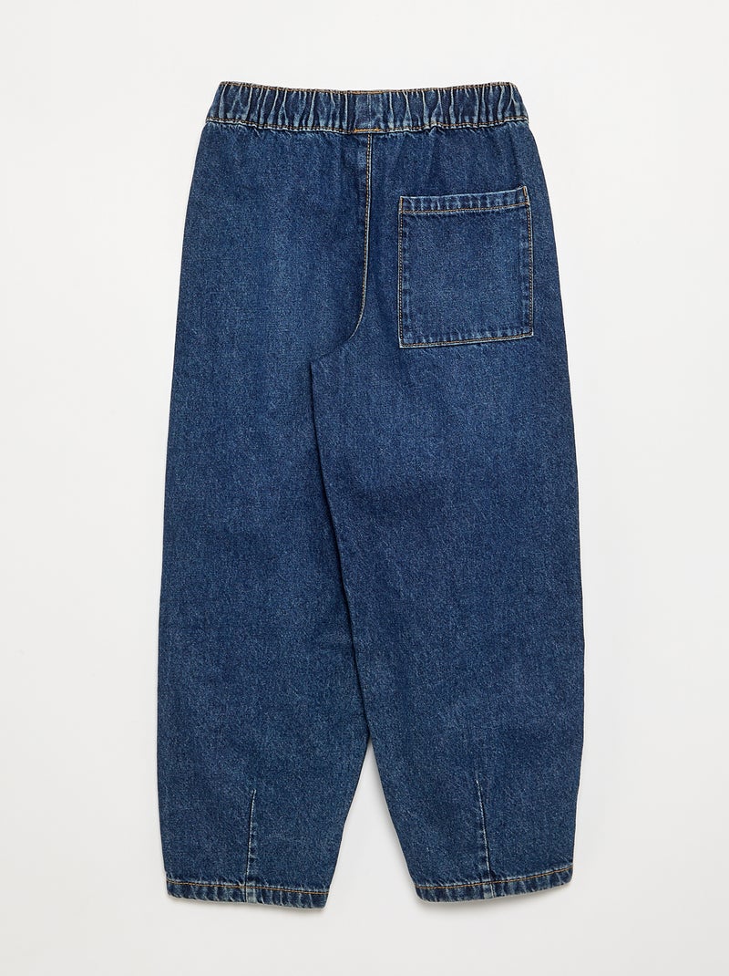 Pantalón de chándal de vaquero Azul - Kiabi