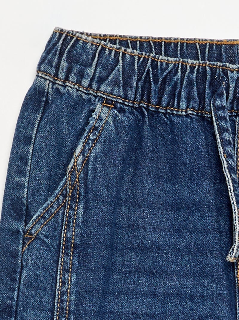 Pantalón de chándal de vaquero Azul - Kiabi