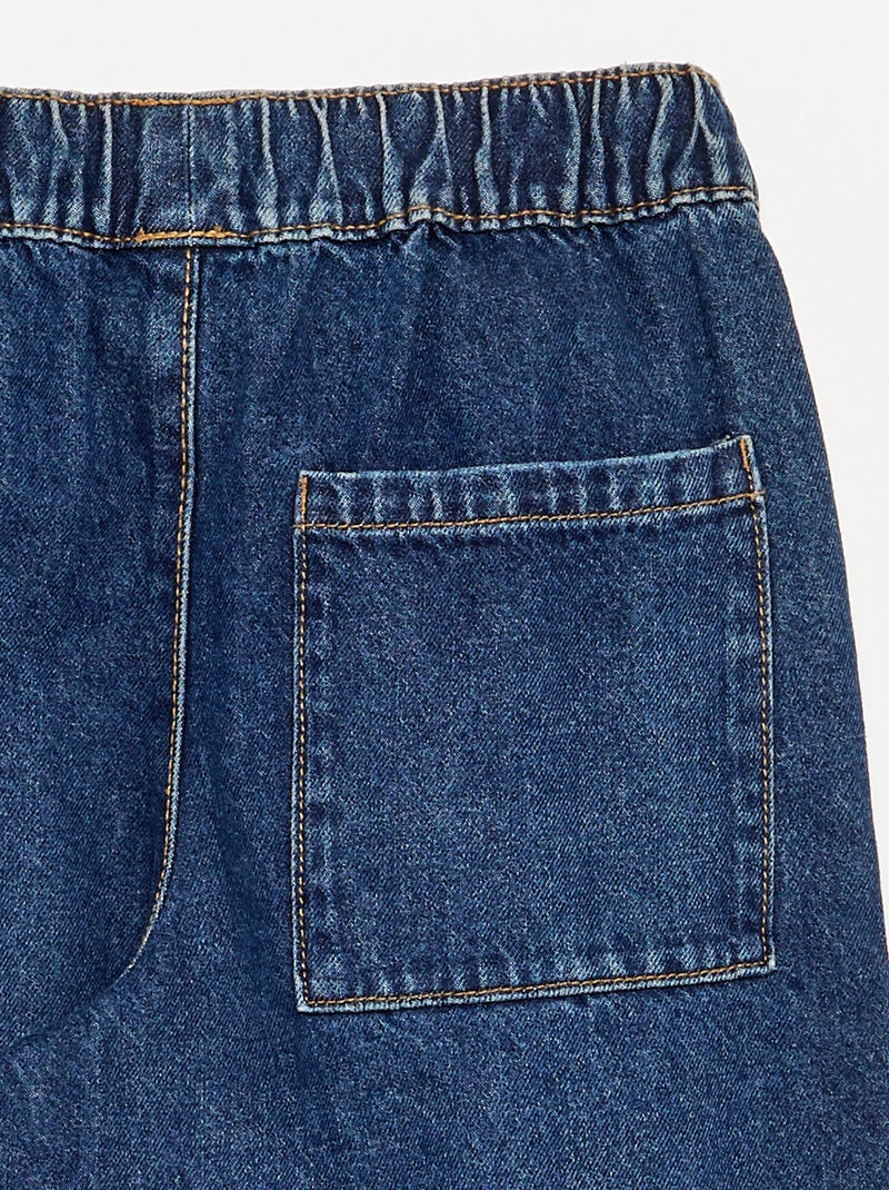 Pantalón de chándal de vaquero Azul - Kiabi