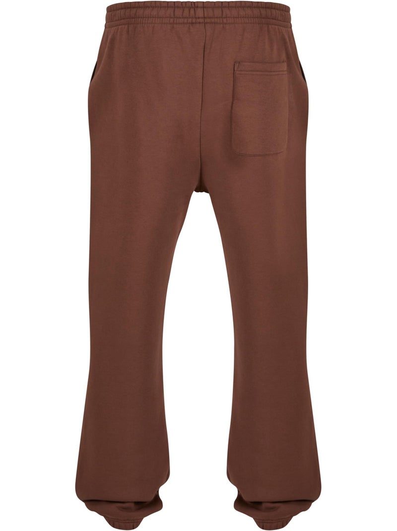 Pantalón de chándal diseño suave para hombre - build your brand Marrón oscuro - Kiabi