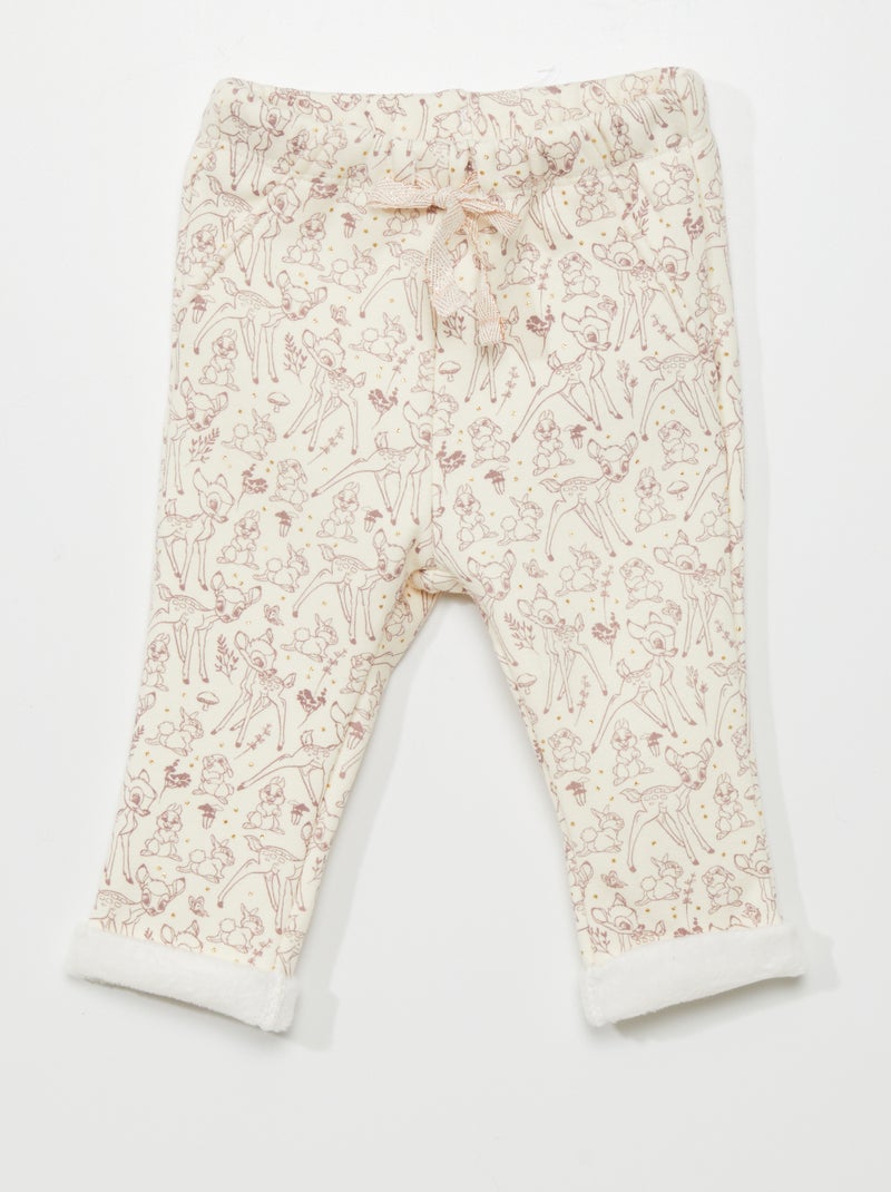 Pantalón de chándal 'Disney' BLANCO - Kiabi