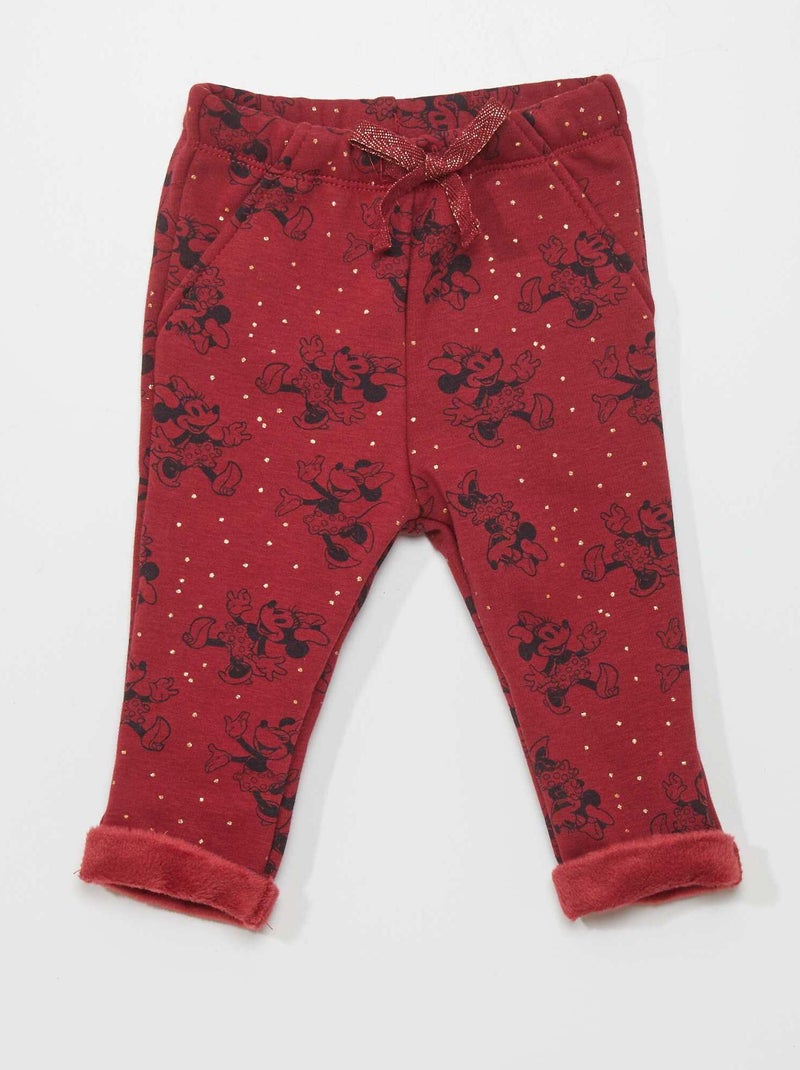 Pantalón de chándal 'Disney' ROJO - Kiabi