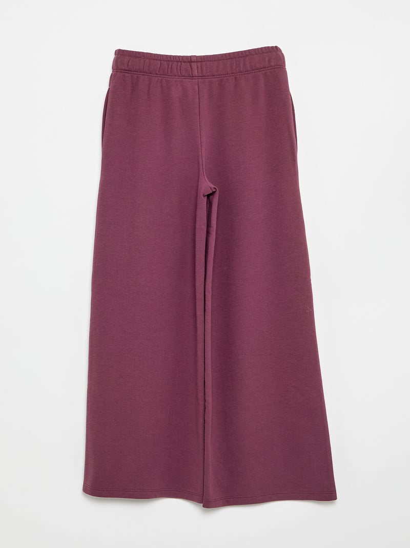 Pantalón de chándal estampado de leopardo Rojo - Kiabi