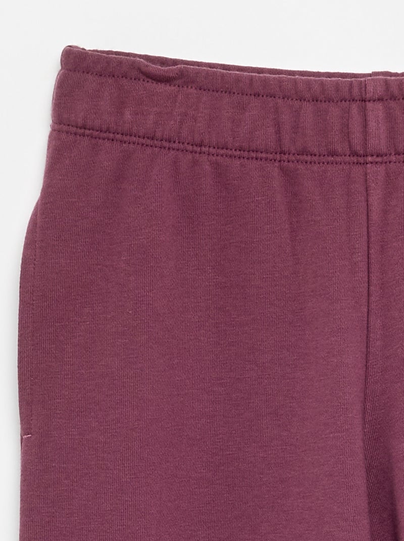 Pantalón de chándal estampado de leopardo Rojo - Kiabi