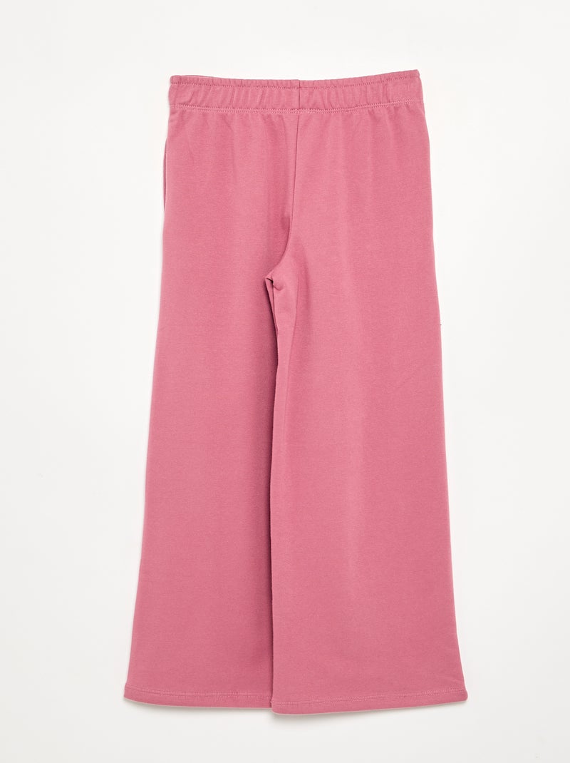 Pantalón de chándal estampado de leopardo Rosa - Kiabi