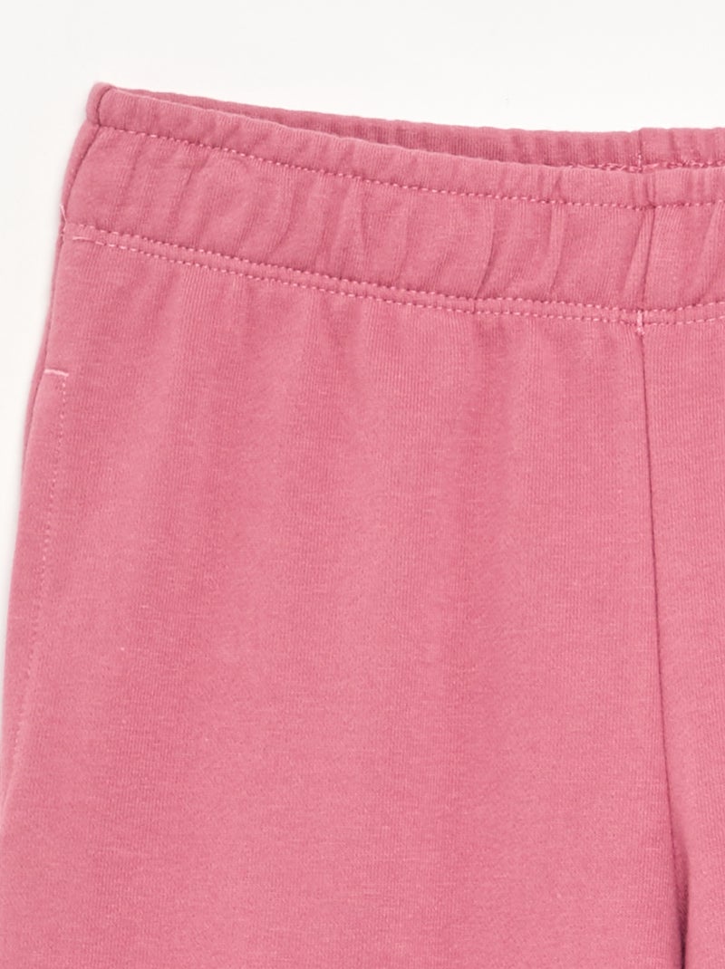 Pantalón de chándal estampado de leopardo Rosa - Kiabi