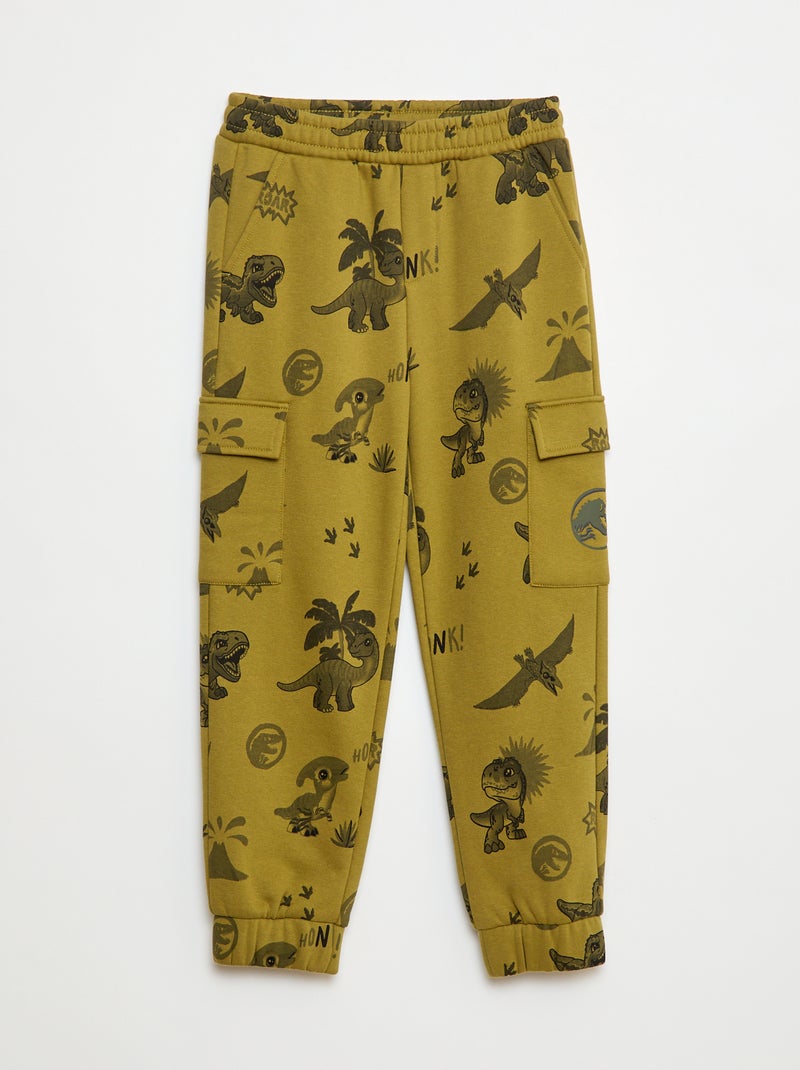 Pantalón de chándal estampado 'Jurassic World' Kaki - Kiabi