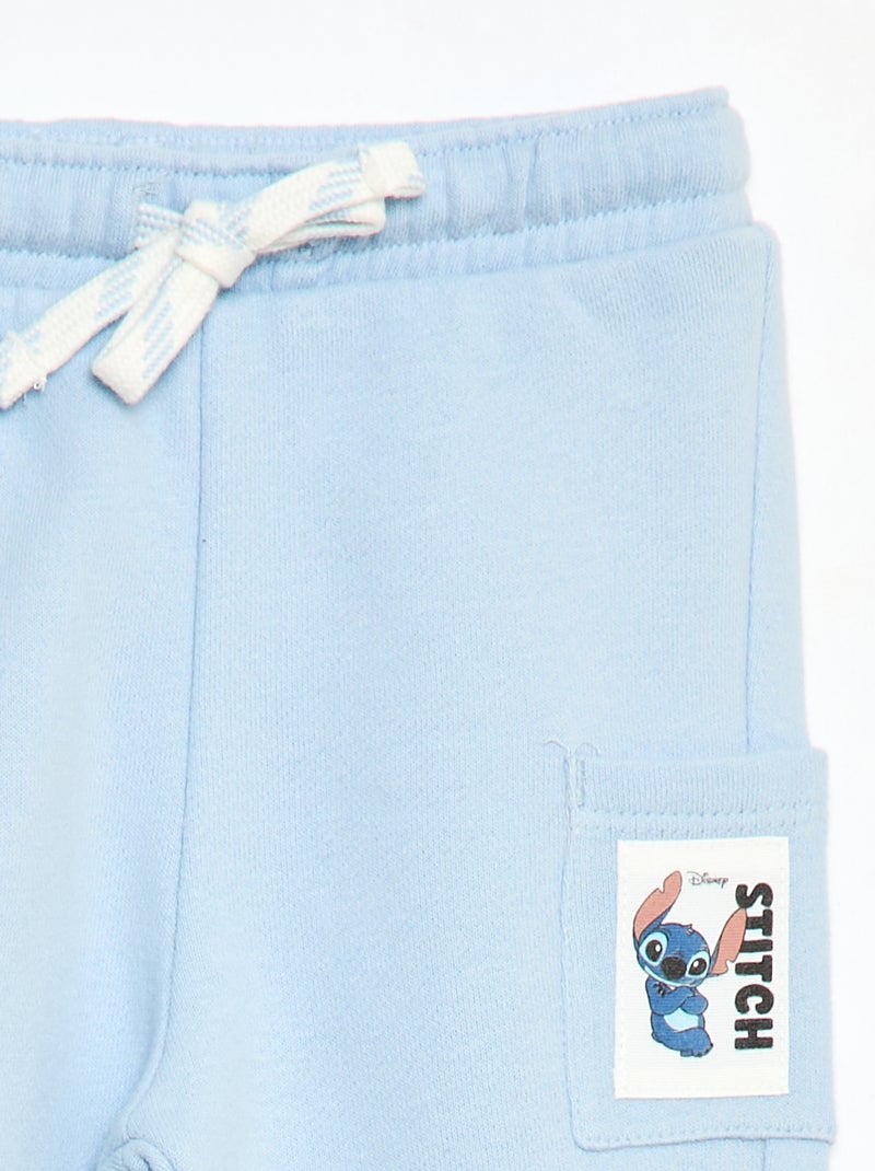 Pantalón de chándal estampado 'Stitch' 'Disney' Azul - Kiabi