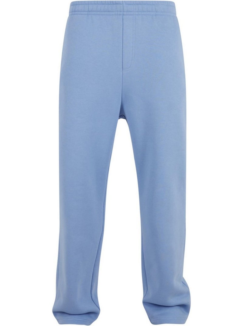 Pantalón de chándal fluffy para hombre - build your brand Azul pastel - Kiabi