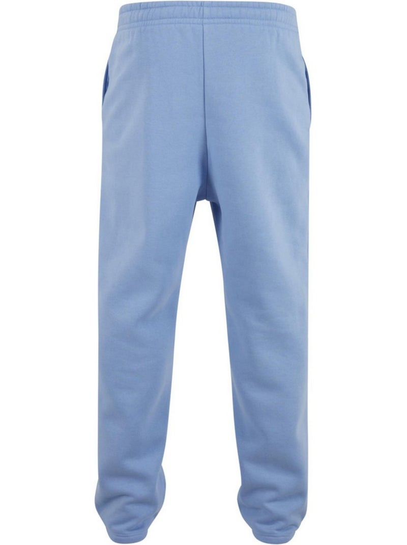 Pantalón de chándal fluffy para hombre - build your brand Azul pastel - Kiabi