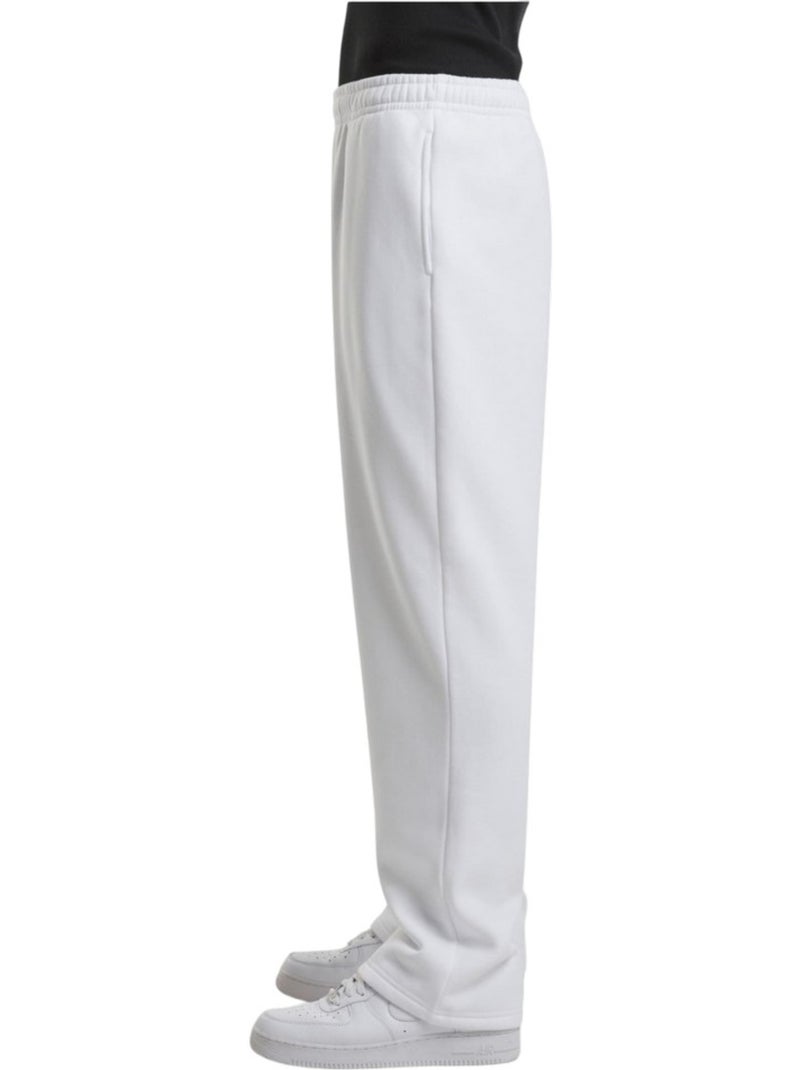 Pantalón de chándal fluffy para hombre - build your brand Blanco - Kiabi