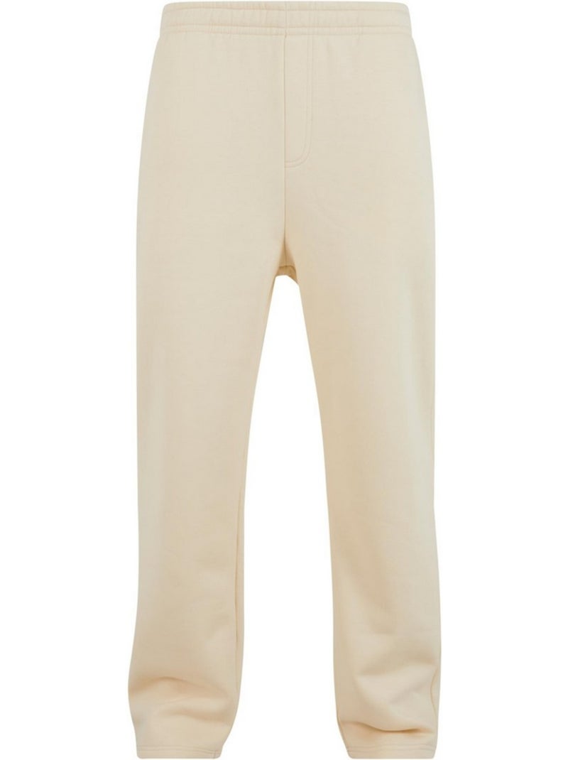 Pantalón de chándal fluffy para hombre - build your brand Blanco nacarado - Kiabi