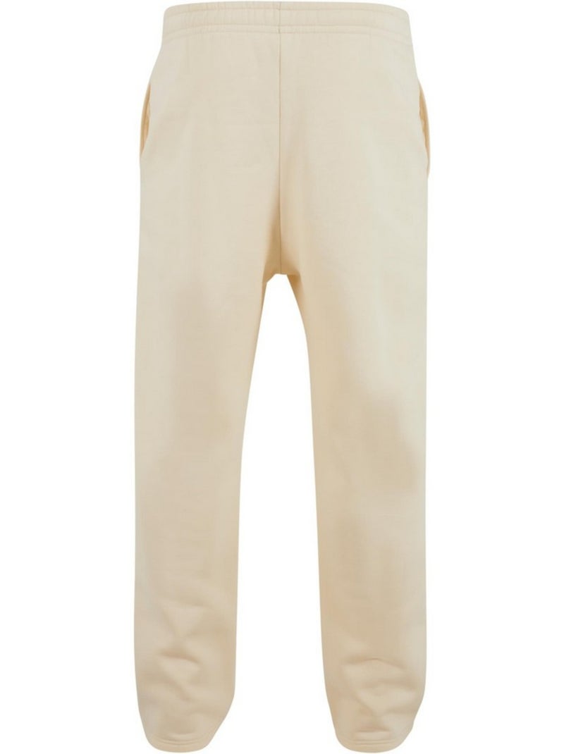 Pantalón de chándal fluffy para hombre - build your brand Blanco nacarado - Kiabi