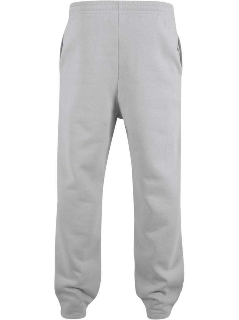 Pantalón de chándal fluffy para hombre - build your brand Gris medio - Kiabi