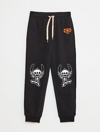 Pantalón de chándal Halloween 'Disney' 'Stitch' de algodón
