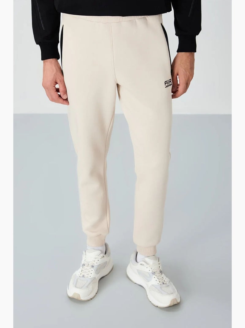 Pantalón de chándal jogger de hombre tommy Beige natural - Kiabi
