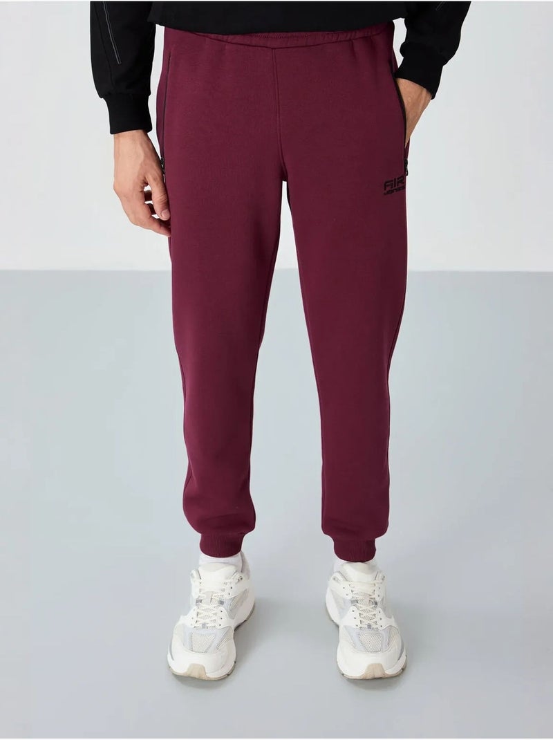 Pantalón de chándal jogger de hombre tommy Rojo burdeos - Kiabi