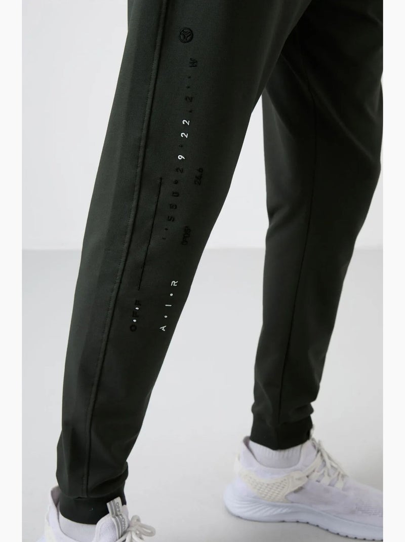Pantalón de chándal jogger liso para hombre tommy Verde oscuro - Kiabi