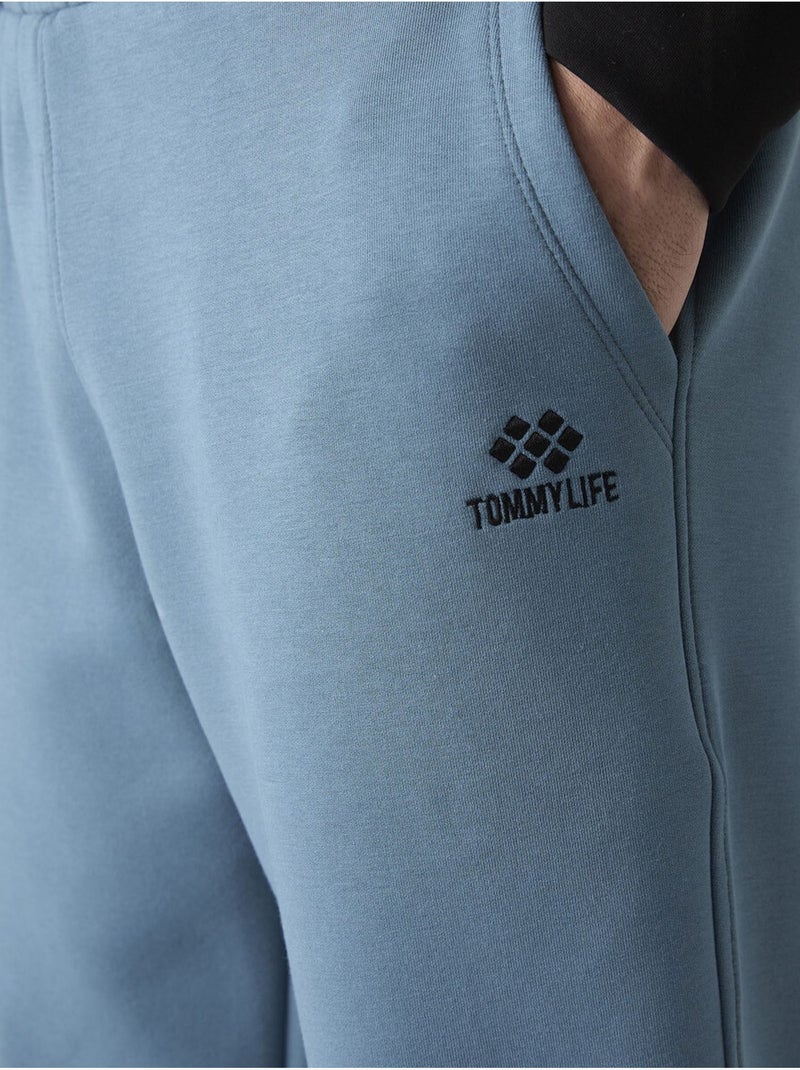 Pantalón de chándal jogger slim de hombre tommy Azul zafiro - Kiabi