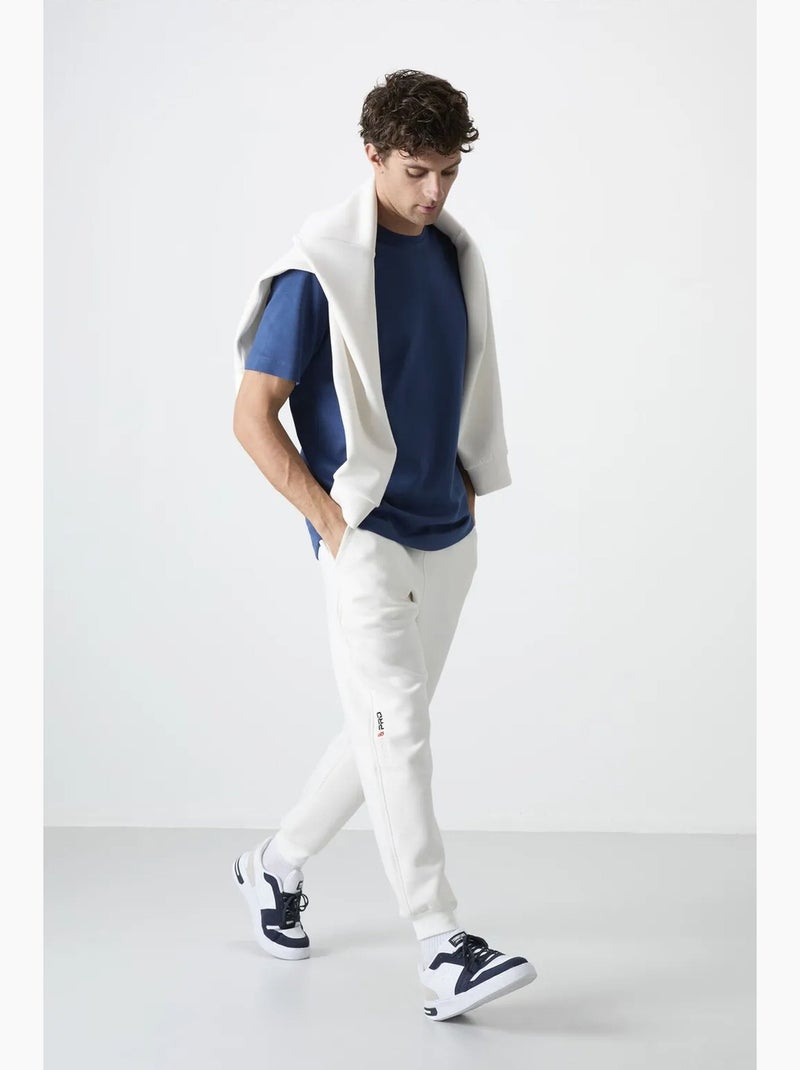 Pantalón de chándal jogger slim de hombre tommy Blanco roto - Kiabi