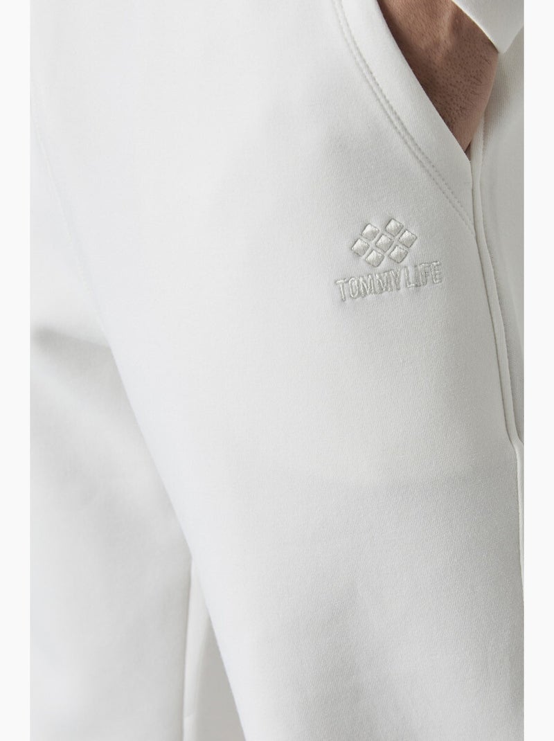 Pantalón de chándal jogger slim de hombre tommy Blanco roto - Kiabi