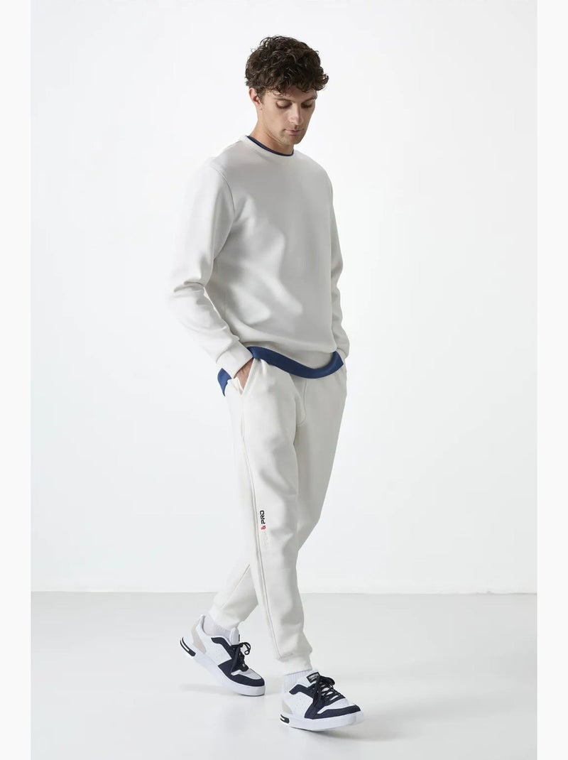 Pantalón de chándal jogger slim de hombre tommy Blanco roto - Kiabi