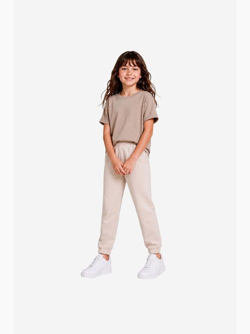 Pantalón de chándal juvenil unisex de algodón y poliéster tommy - Kiabi Pantalón de chándal juvenil unisex de algodón y poliéster tommy - Kiabi