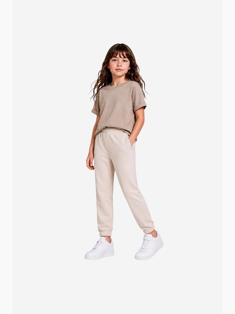 Pantalón de chándal juvenil unisex de algodón y poliéster tommy Arena - Kiabi